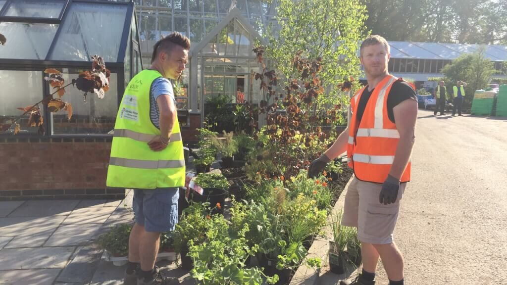 Garden Ninja planting at Chelsea